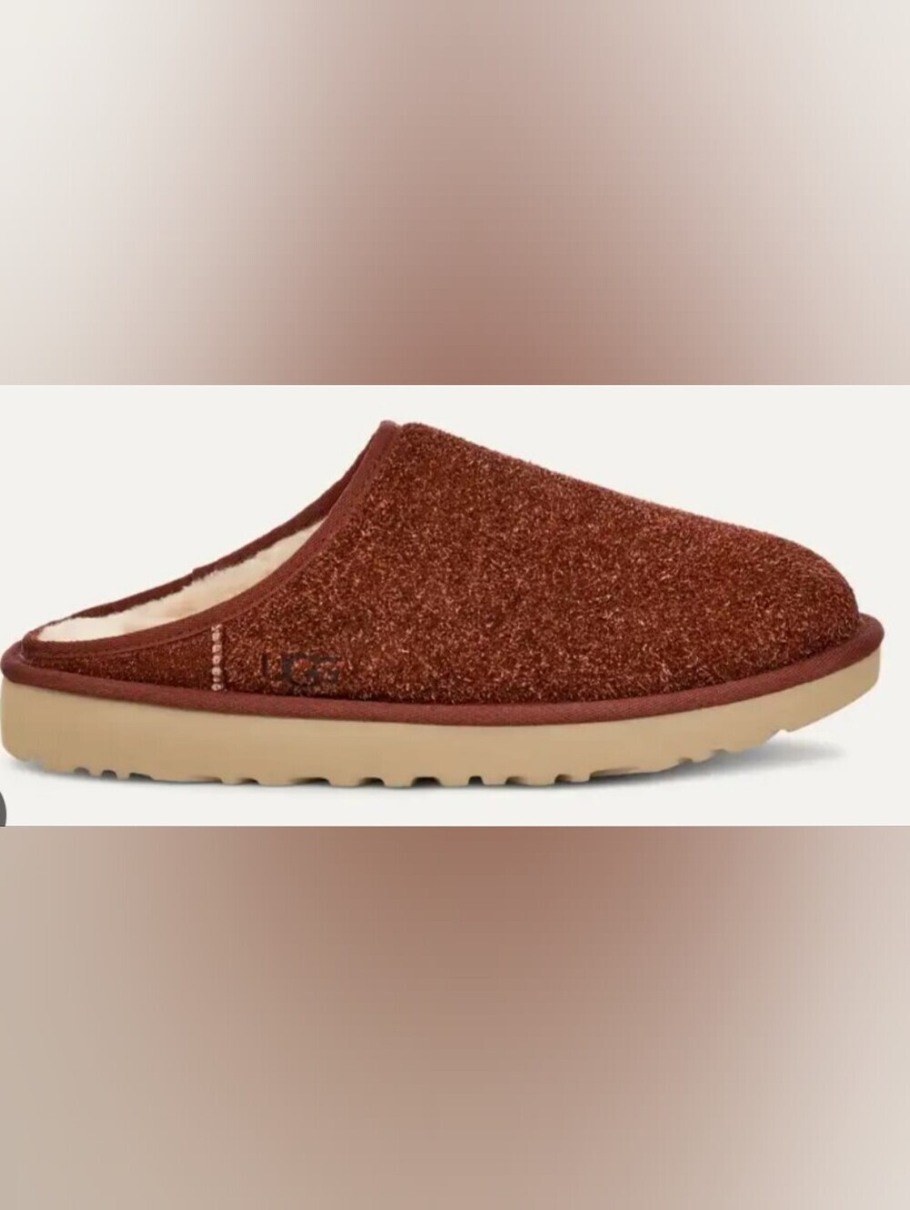 UGG® Classic Slip On Shaggy Suede Shoes No Size ( US Men's 10) Used Exc